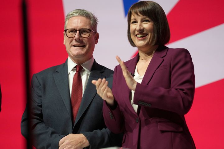 Keir Starmer and Rachel Reeves at last year's Labour Party conference.