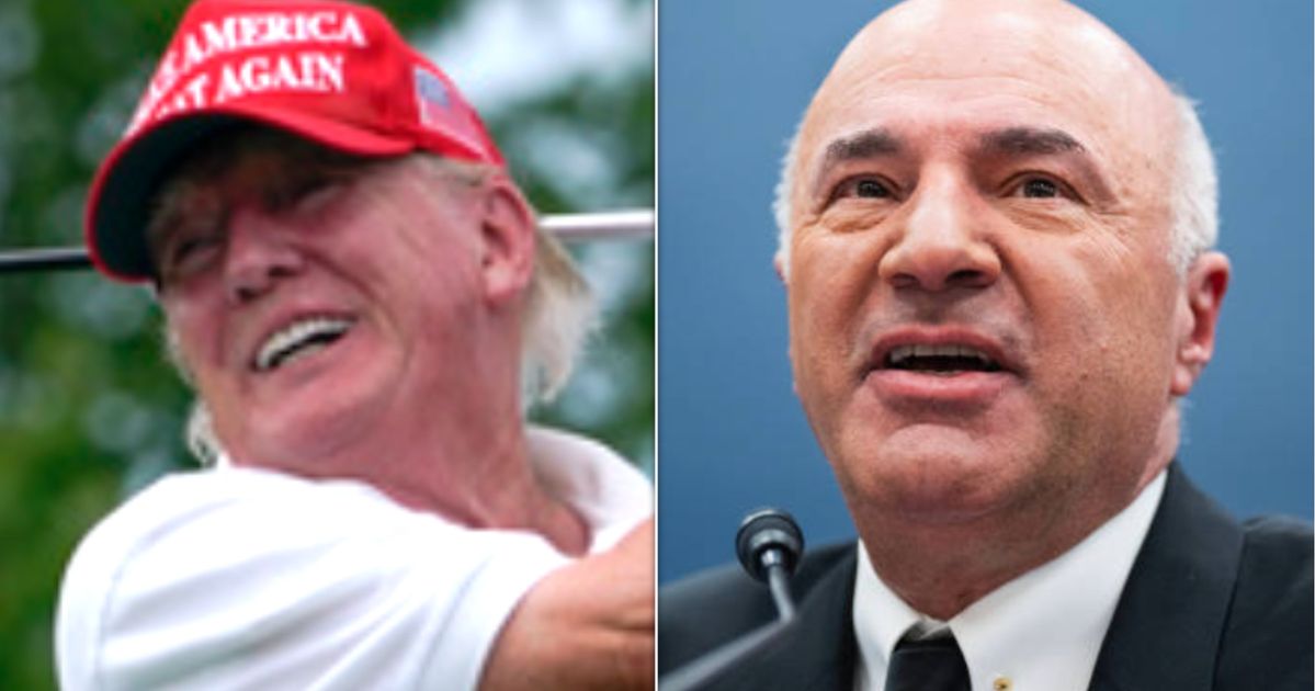 Kevin O’Leary Claims Trump Shot Unbelievable Golf Score When He Visited Him