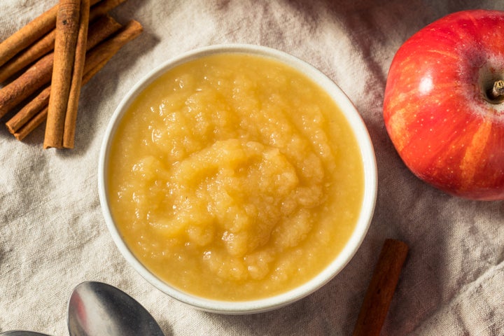 Consuming something as simple as applesauce is a good way to ease into eating before a workout.