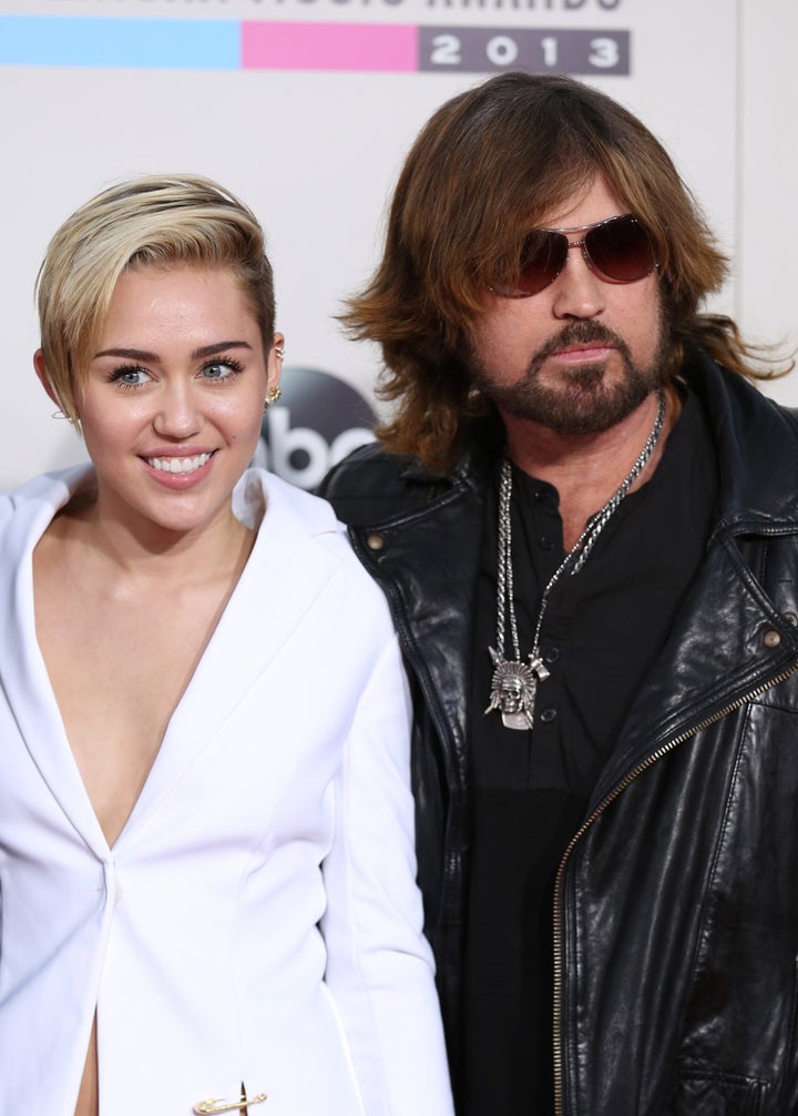 Miley and Billy Ray Cyrus pictured in 2013