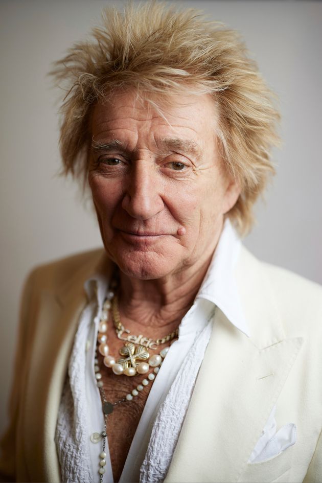 Rod Stewart pictured in February 2024