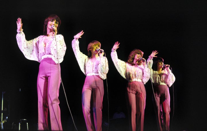 The Nolans performing in 1981