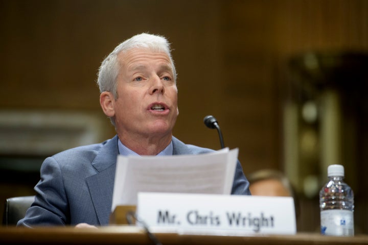 Wright, Trump's nominee to be secretary of energy, appears before the Senate Energy and Natural Resources Committee for his confirmation hearing on Capitol Hill, Wednesday, Jan. 15, 2025, in Washington.