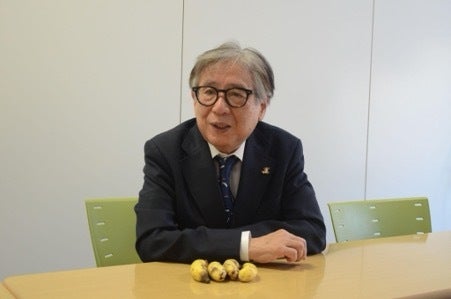 森田正光さん。最近は島バナナの研究に情熱を燃やしているという。