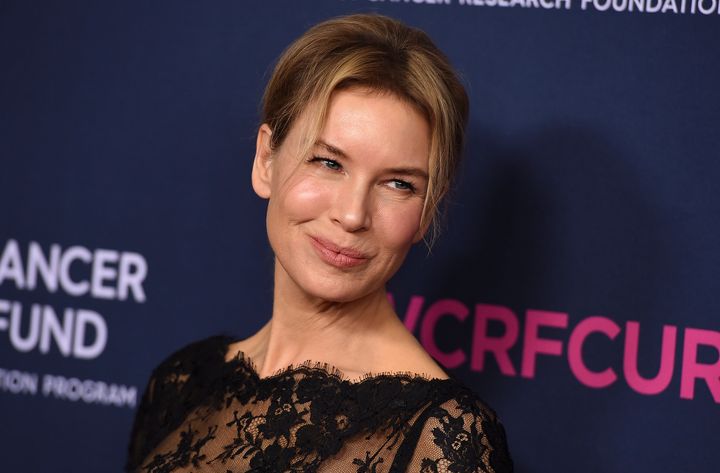 Renée Zellweger pictured in 2020