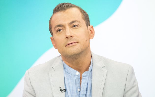 Paul Danan pictured in the Loose Women studio in 2017