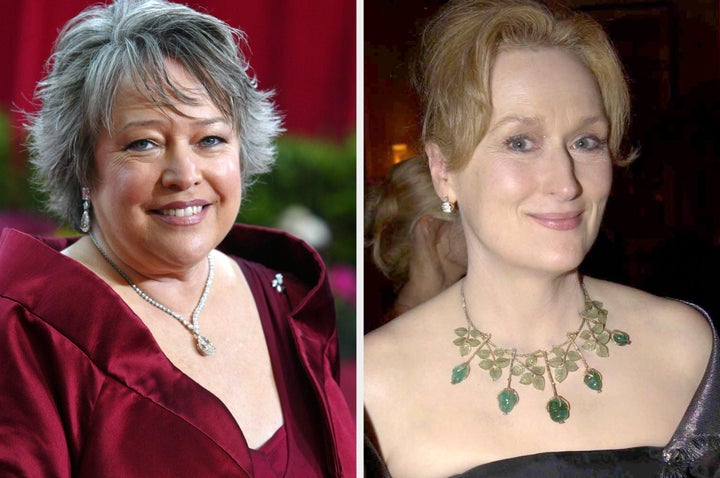 Kathy Bates and Meryl Streep at the 2003 Oscars