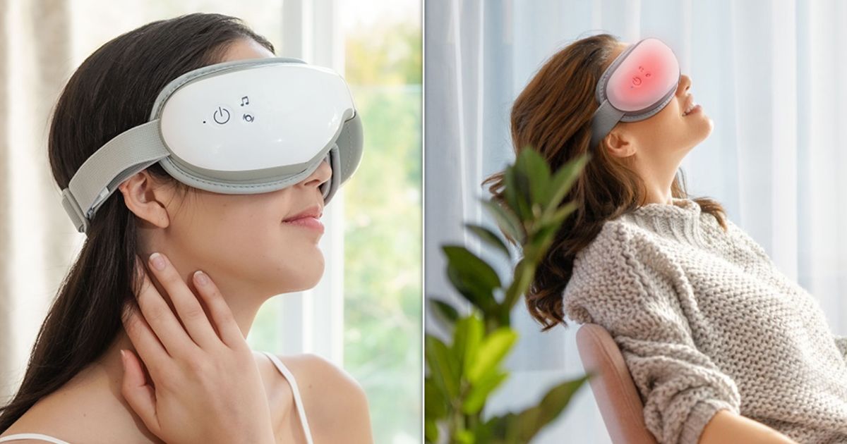 This Cordless Heated Eye Mask For Dry Eyes Is On Sale