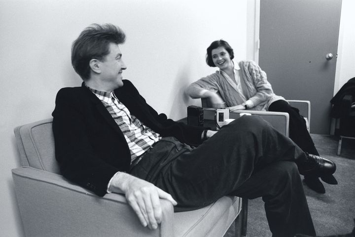 David Lynch and Isabella Rossellini, during an interview with Stern Magazine promoting the film "Blue Velvet."