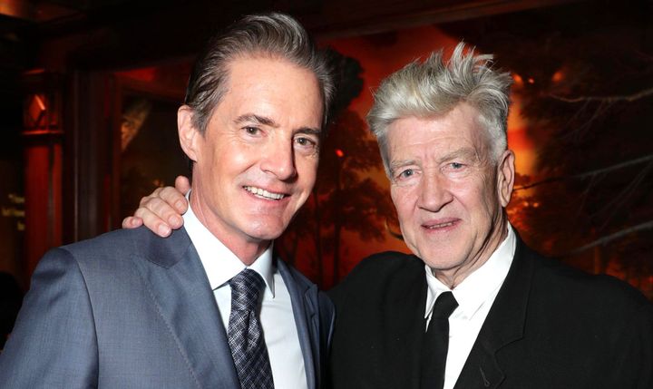 Kyle Maclachlan and David Lynch pictured together in 2017