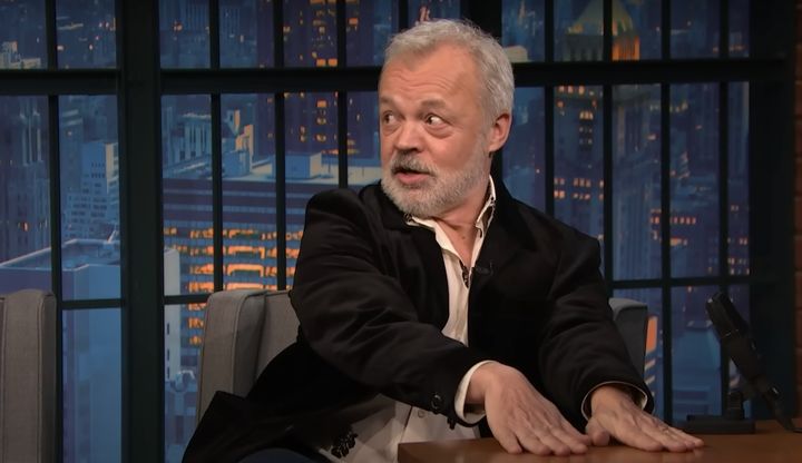 Graham Norton on Seth Meyers' US talk show