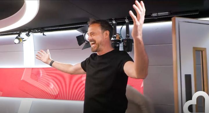 Jamie Theakston made a surprise appearance on Friday's edition of Heart Breakfast