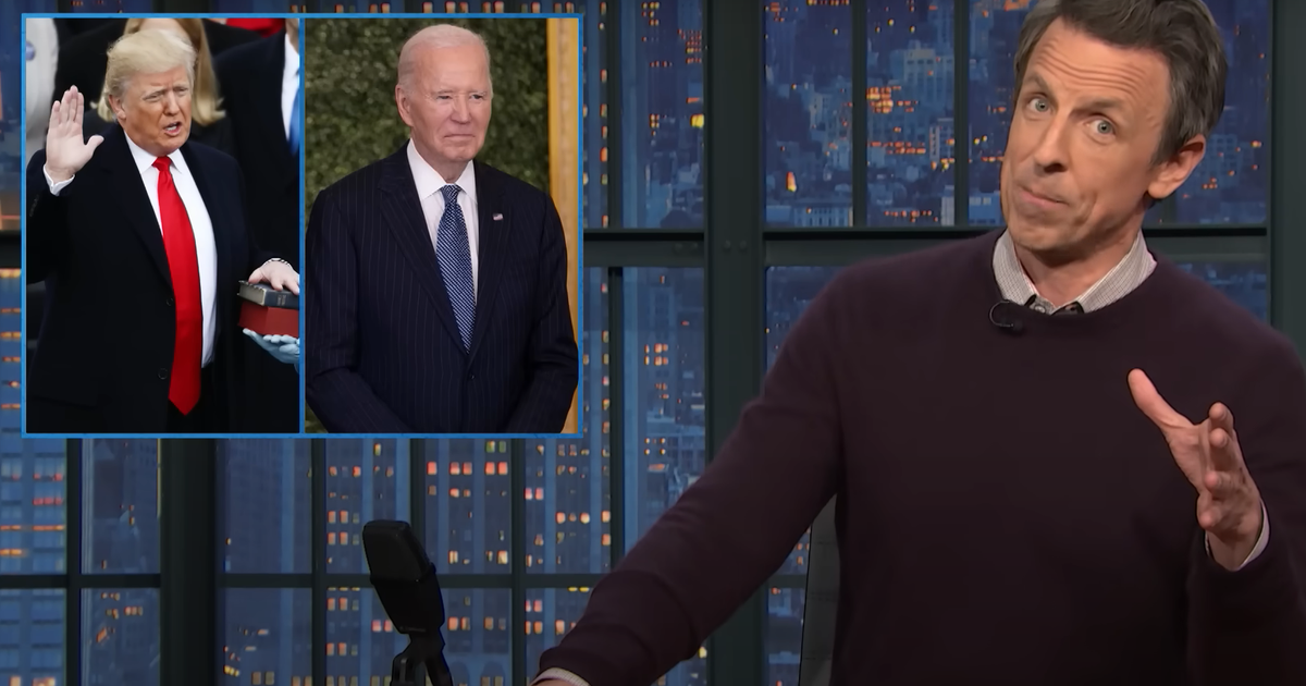 Seth Meyers Wants Biden To Do 1 ‘Wicked’ Thing At Donald Trump’s Inauguration
