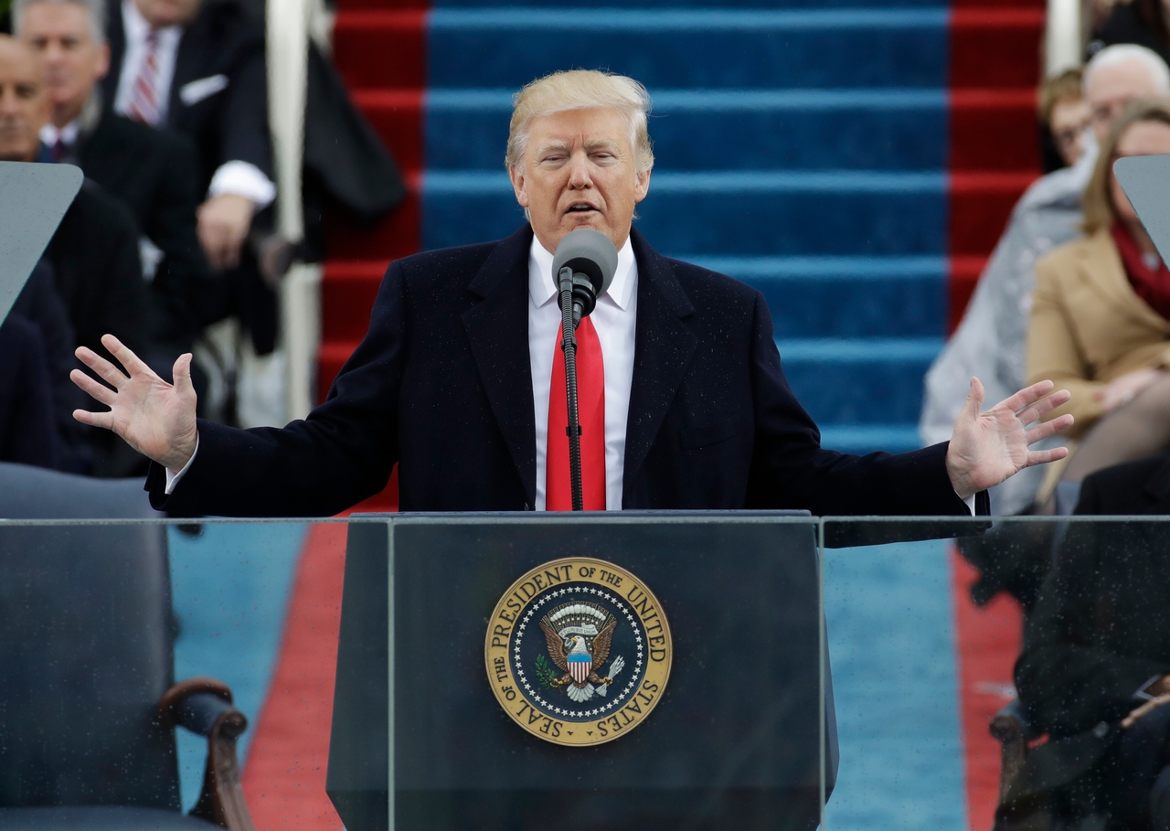 Donald Trump at his last inauguration on January 20, 2017.