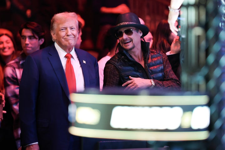 Kid Rock, right, is set to perform at President-elect Donald Trump's Jan. 20 inauguration. 