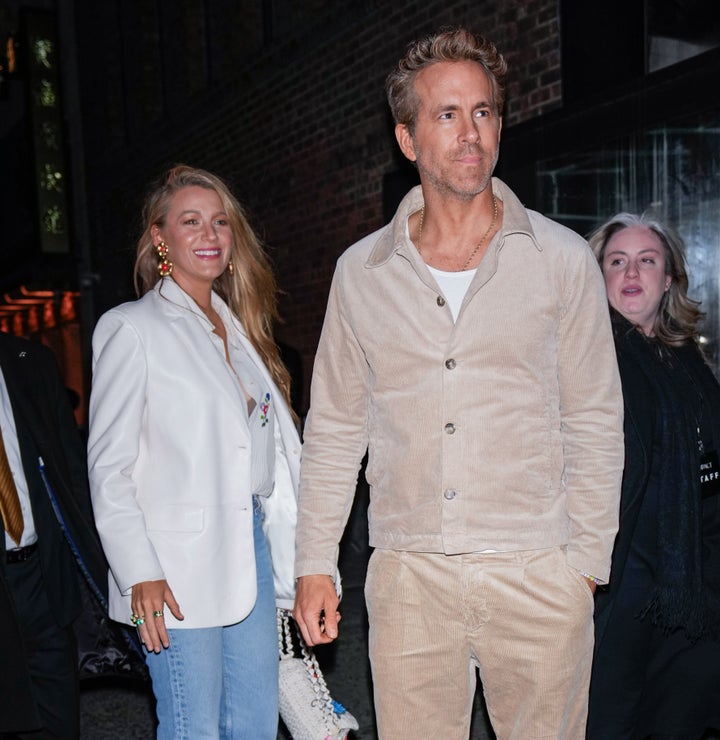 Blake Lively and Ryan Reynolds arrive at a New York City screening of "Wicked" on Dec. 3. Reynolds has been accused of playing a role in the alleged retaliation.