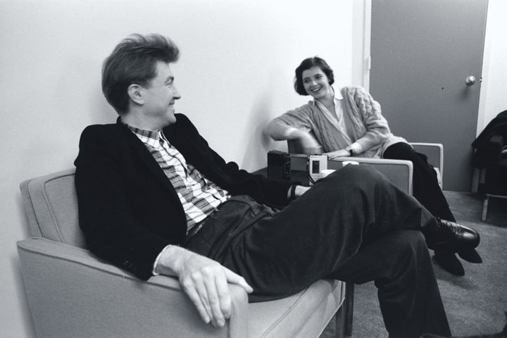 Isabella Rossellini and David Lynch, during an interview with Stern Magazine promoting "Blue Velvet."