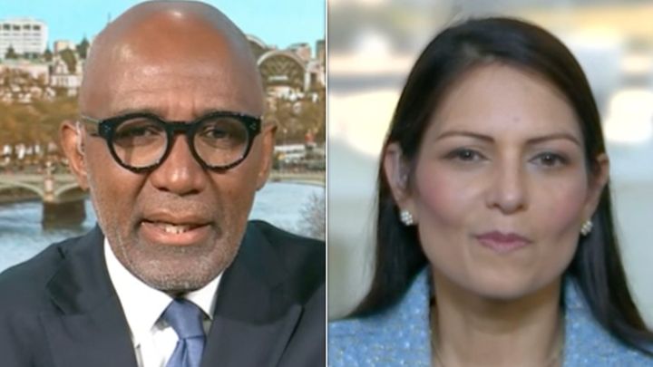 Priti Patel made her comments on Sky News.