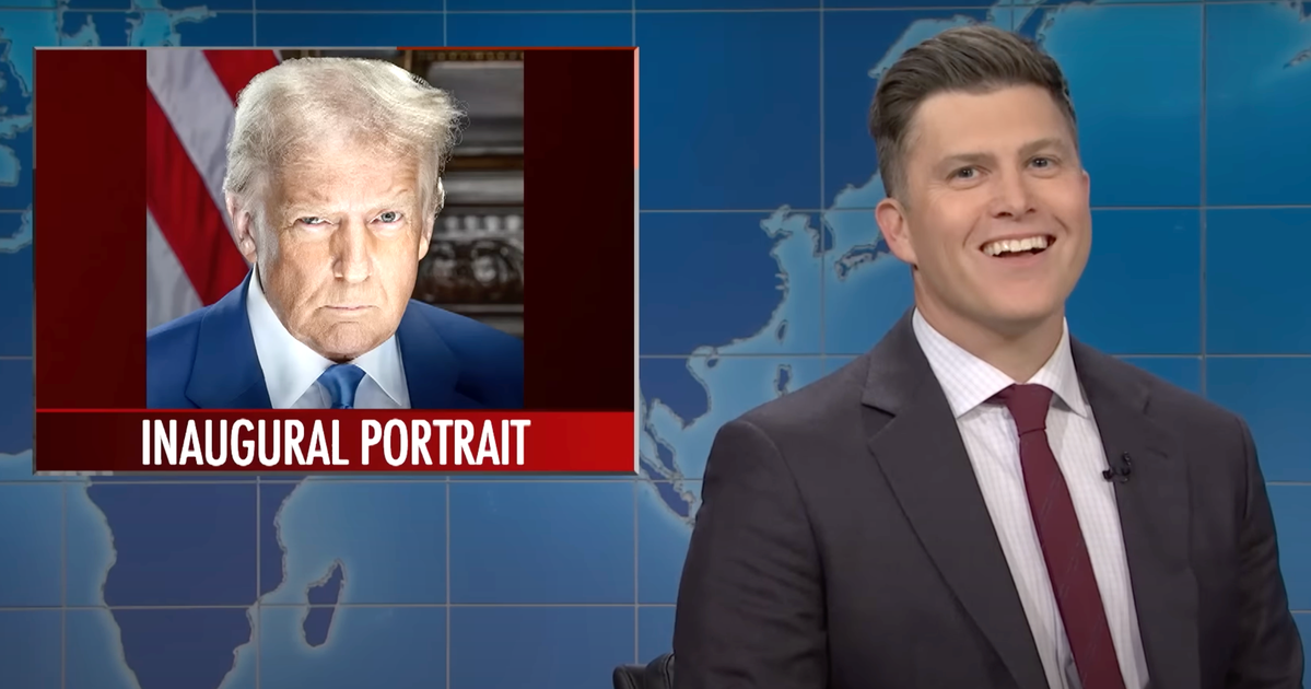 NextImg:Colin Jost Welcomes 'Dawn Of A New Era' With A Bright Trump Quip On 'Weekend Update'