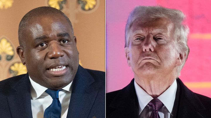 David Lammy heaped praise on Donald Trump today