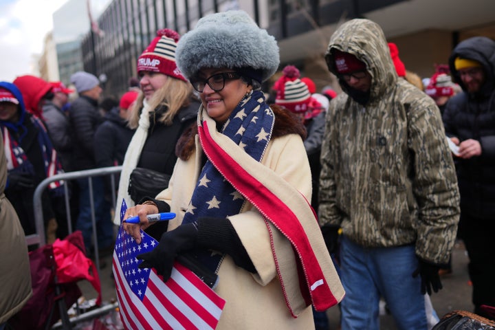 A mix of Americana and military-inspired outerwear at Trump's second inauguration is reminiscent of some of the styles worn by the Trump supporters who attacked the U.S. Capitol on Jan. 6, 2021.