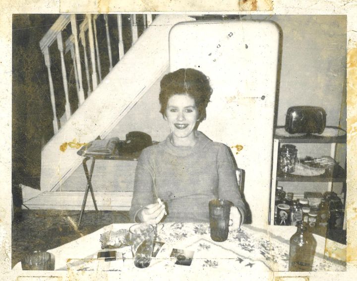 Shirley Dailey, the author's mom, at around age 20. "This was the same age when she gave birth to me," the author writes. "Here she's in the dining room of my father’s house in Baltimore, Maryland, not long after she met him."