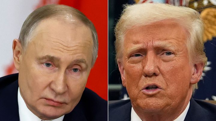 Vladimir Putin and Donald Trump