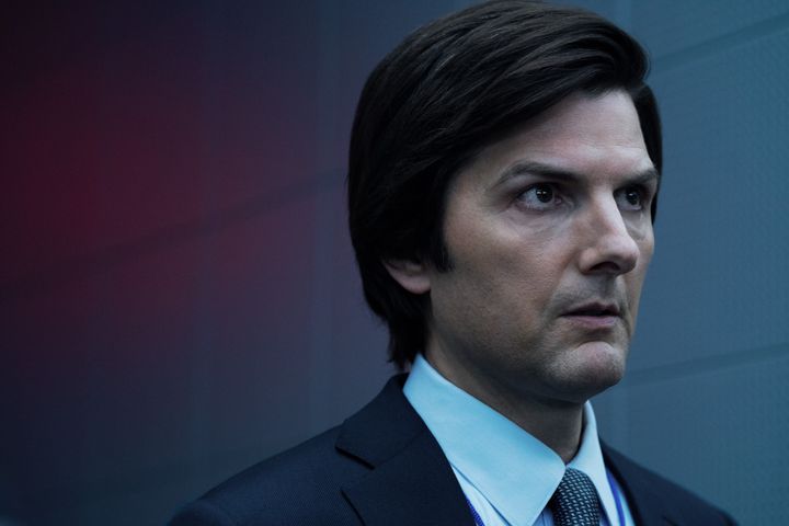 Adam Scott in "Severance," now streaming on Apple TV+.