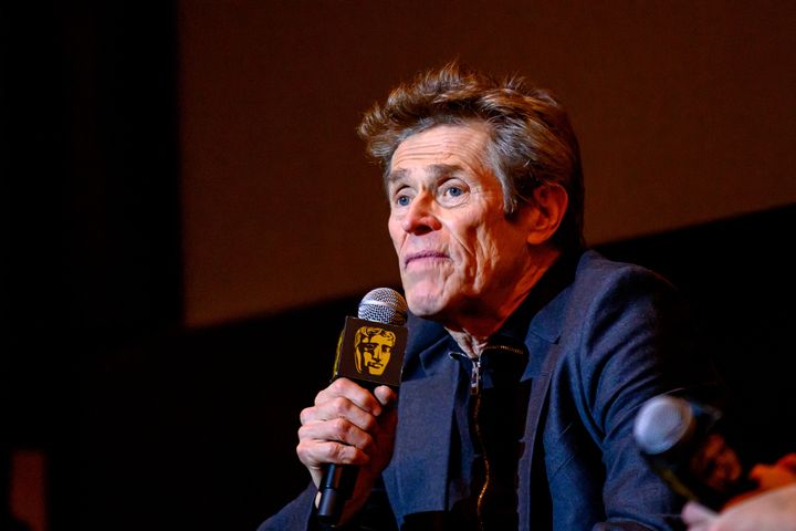 Willem Dafoe discusses "Nosferatu" at a New York screening last month. A TikToker seemed to not recognize the star in a social media clip that went viral this week.