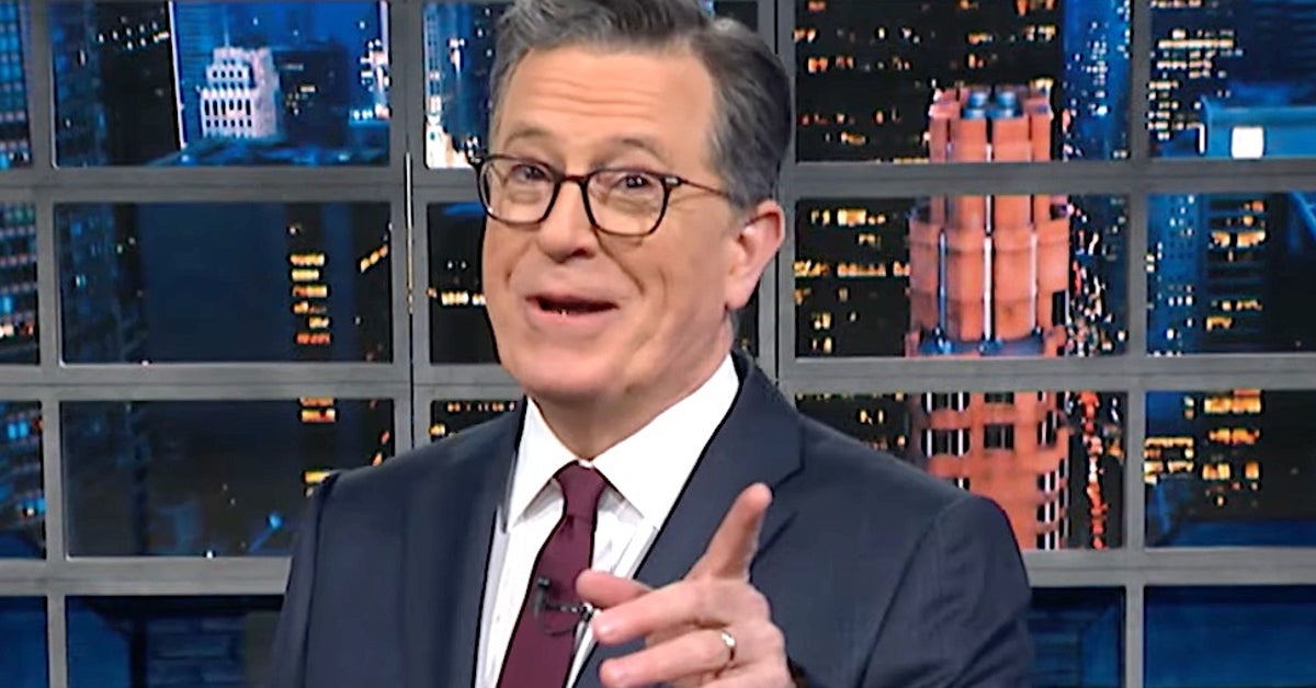 Stephen Colbert Catches Hilariously Filthy Typo On Fox News' Live TV Feed