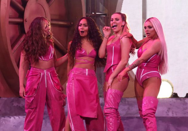 The original members of Little Mix on stage together in 2019