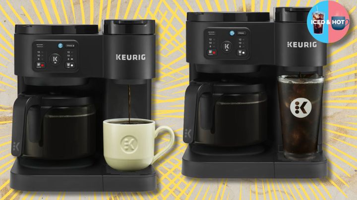 Keurig K-Duo essentials, hot and iced coffee maker is $99 at Walmart. 