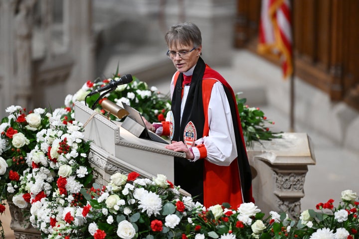 Bishop Mariann Edgar Budde gave a sermon where she asked Donald Trump to have mercy.