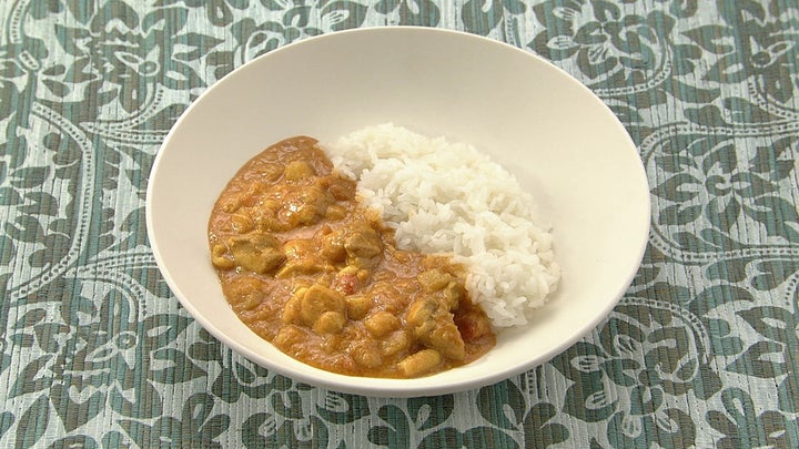 バナナチキンカレー