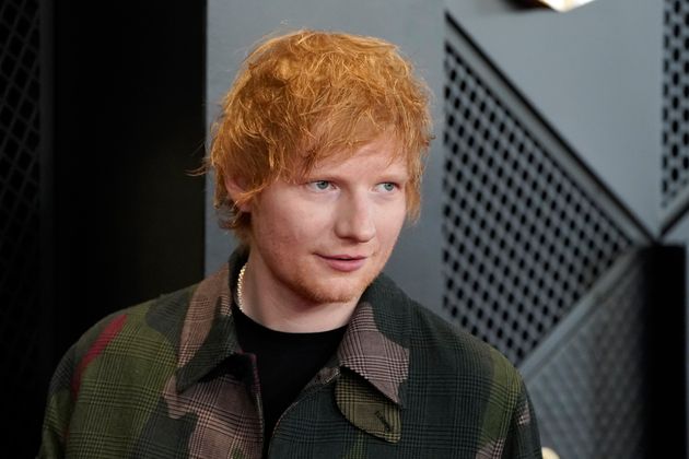 Ed Sheeran at the Grammys last year