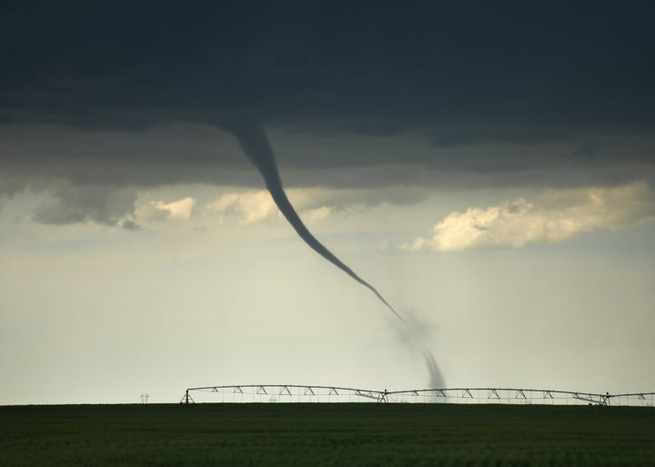 There is a small chance of a tornado in the UK today.