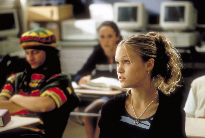 Julia Stiles in the 1999 rom-com 10 Things I Hate About You