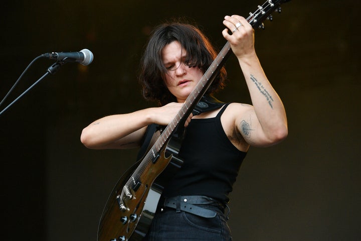 Adrianne Lenker performing live in London last year