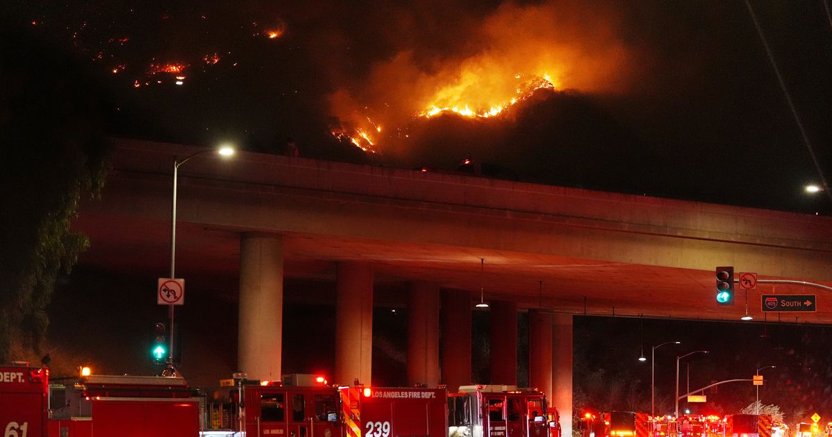 Progress Is Made On A Huge Fire North Of Los Angeles While New Fires Erupt In Southern California