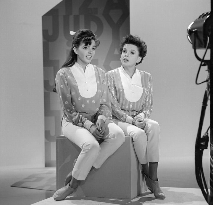 Minnelli with her mother, Judy Garland, in 1963. The documentary begins with Garland's 1969 death of a drug overdose at age 47. 