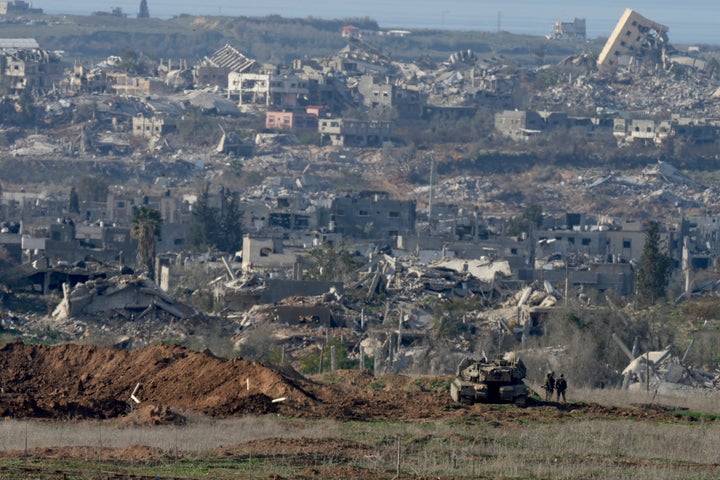 Ισραηλινό άρμα μάχης στη νότια Γάζα (Photo/Ohad Zwigenberg, File)