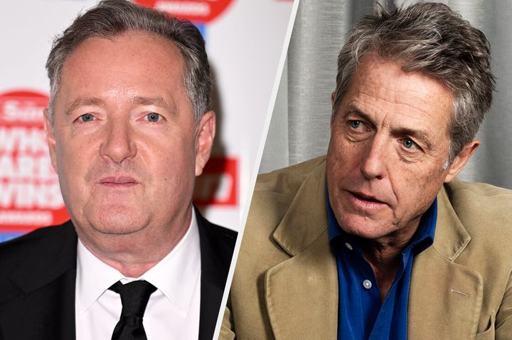 Piers Morgan and Hugh Grant