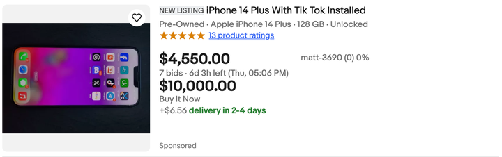 If you happen to have the TikTok app installed, your iPhone just got a lot more valuable.