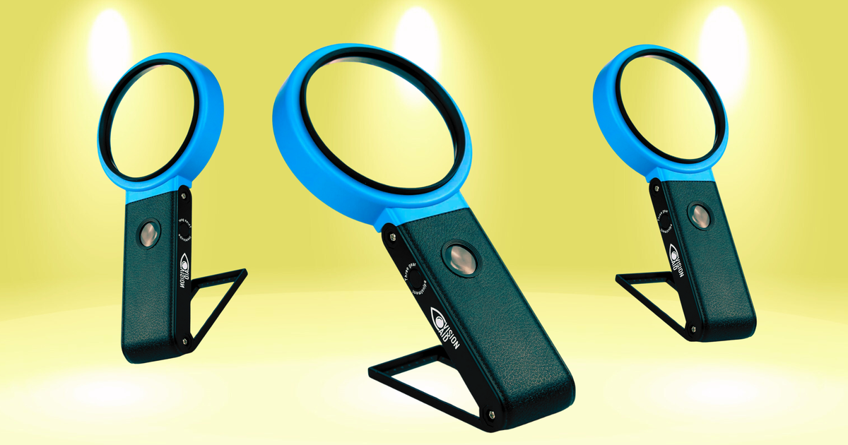 This Hands-Free Magnifying Glass Is A ‘Game Changer’ For Reading
