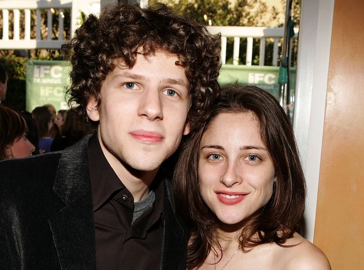 Jesse Eisenberg and Anna Strout at the Independent Spirit Awards After Party on March 4, 2005 in Santa Monica, California.