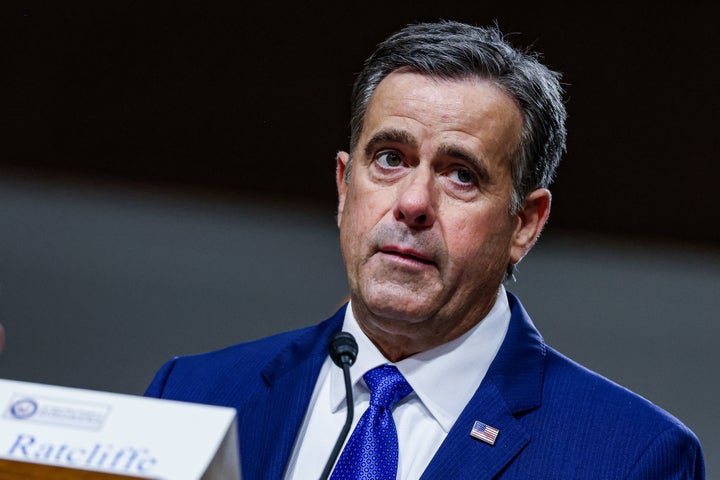 WASHINGTON, DC - JANUARY 15, 2025: John Ratcliffe speaks during a Senate Intelligence Committee confirmation hearing for CIA director on Capitol Hill in Washington, DC on January 15, 2025. (Photo by Valerie Plesch for The Washington Post via Getty Images)