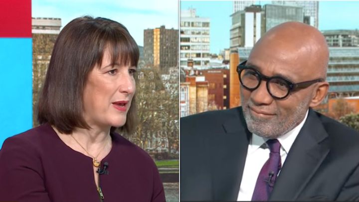 Rachel Reeves speaking to Trevor Phillips