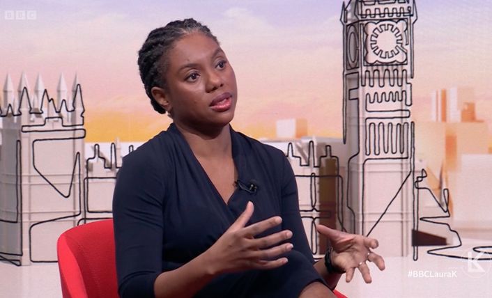 Kemi Badenoch on BBC Sunday with Laura Kuenssberg