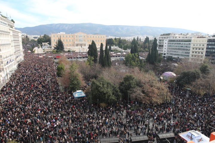 Συγκέντρωση στο Σύνταγμα 