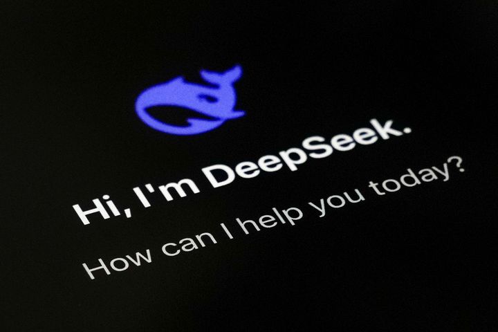 Το app του DeepSeek σε οθόνη smartphone (28 Ιανουαρίου 2025)